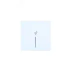 ZIMA Кнопка звонка с подсветкой, 10 А, механизм, белый Lezard 704-0288-108QC