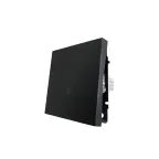 ZIMA Кнопка звонка черный бархат безвинтовой зажим/клемма LEZARD