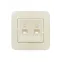 ASTI Розетка 2-ая компьютерная, крем Lezard 7081-0303-141