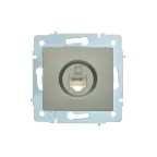 ASTI Розетка компьютерная Cat 6, механизм, платина Lezard 7081-3588-140