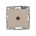 Розетка RAIN ТВ оконечная крем механизм