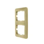 ASTI Рамка 2-ая вертикальная, золото Lezard 7081-3600-152