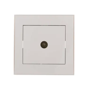 Розетка RAIN ТВ проходная белая