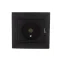 MIRA Розетка ТВ проходная чёрный бархат со вставкой (10шт/120шт)
