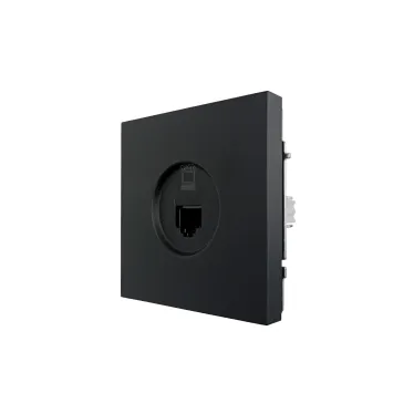 ZIMA Розетка компьютерная черный бархат 140 LEZARD