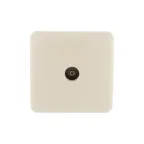 VIOLA Розетка ТВ оконечная крем