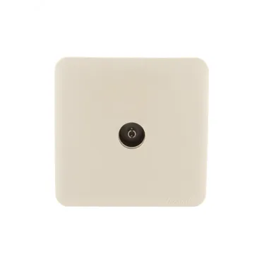 VIOLA Розетка ТВ оконечная крем