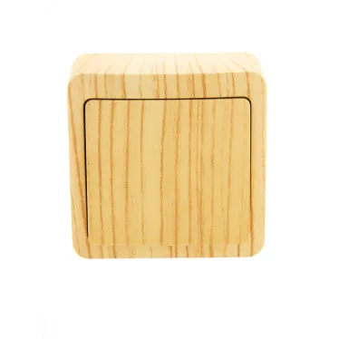 VIOLA Выключатель белёный дуб (12шт/144шт)