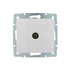                  Розетка RAIN ТВ проходная белая механизм
               