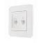KARINA Розетка компьютер+телефон жемчужно-белый перламутр (10шт/120шт)