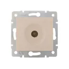                  KARINA Розетка ТВ проходная крем (10шт/120шт)
               