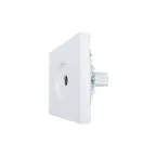 ZIMA Розетка ТВ проходная белая LEZARD