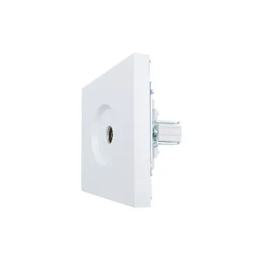 ZIMA Розетка ТВ проходная белая LEZARD