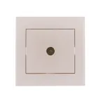 Розетка RAIN ТВ оконечная жемчужно-белый перламутр