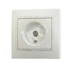                  MIRA Розетка телевизионная TV проходная бежевая с вставкой
               