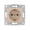 KARINA Розетка с защитой от детей ПБТ крем (10шт/120шт)
