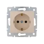 KARINA Розетка с защитой от детей ПБТ крем (10шт/120шт)