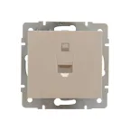 Розетка RAIN компьютерная крем