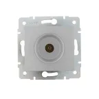                  KARINA Розетка ТВ проходная матовое серебро (10шт/120шт)
               