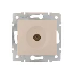 KARINA Розетка ТВ оконечная крем (10шт/120шт)