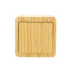 VIOLA Выключатель проходной белёный дуб (12шт/144шт)