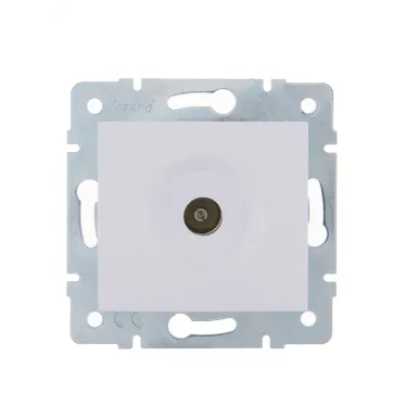 KARINA Розетка ТВ оконечная белая (10шт/120шт)