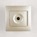 KARINA Розетка ТВ проходная жемчужно-белый перламутр (10шт/120шт)