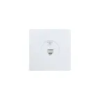 ZIMA Розетка телефонная евро белая Lezard 704-0288-137