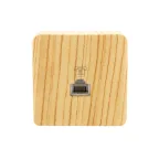 VIOLA Розетка телефонная евро белёный дуб (12шт/144шт)