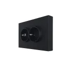 ZIMA Розетка 2-ая б/з ПБТ черный бархат безвинтовой зажим/клемма LEZARD