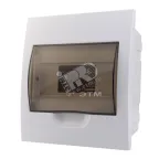                  Бокс с прозрачной крышкой ЩРВ-П-8 для внутр. уст. 8-и модульных устройств
               