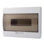                  Щит распределительный навесной ЩРН-П-12 пластиковый с прозрачной крышкой LUXRAY
               