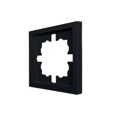 ZIMA Рамка 1-ая горизонтальная б/вст черный бархат LEZARD