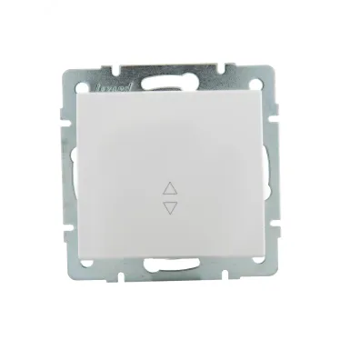 Выключатель RAIN проходной белый механизм
