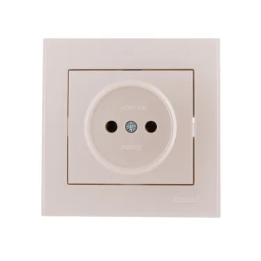 Розетка RAIN б/з керамика жемчужно-белый перламутр