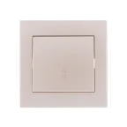 Выключатель RAIN проходной жемчужно-белый перламутр