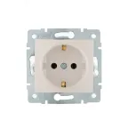KARINA Розетка с/з керамика жемчужно-белый перламутр (10шт/120шт)