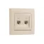 Розетка RAIN компьютерная 2-ая белая
