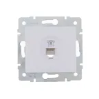                  KARINA Розетка телефонная евро белая (10шт/120шт)
               