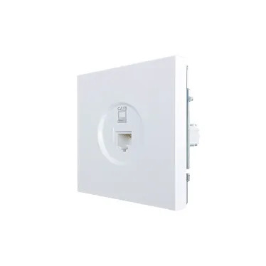 ZIMA Розетка компьютерная белая 140 LEZARD