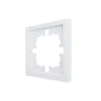 ZIMA Рамка 1-ая горизонтальная б/вст белая LEZARD