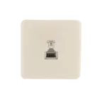                  VIOLA Розетка телефонная евро крем (12шт/144шт)
               