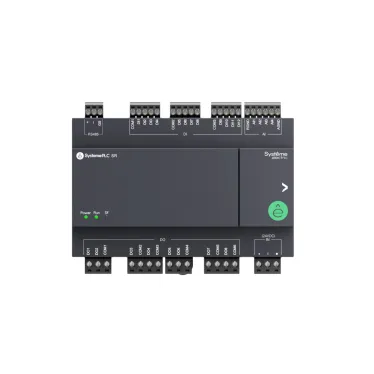 Реле интеллектуальное SR1, 24 VDC, без дисплея, без возможности расширения, 24 IO: 12 дискретных входов, 8 дискретных выходов (реле, 3 A), 4 аналоговых входа (NTC10K, PT1000, PT100, 0-10 V, 4-20 mA), 1xRS485, 1xUSB (Type C)