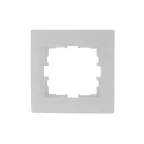 KARINA Рамка 1-ая горизонтальная б/вст белая (20шт/240шт)