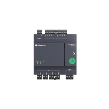 Реле интеллектуальное SR1, 24 VDC, без дисплея, без возможности расширения, 12 IO: 8 дискретных входов, 4 дискретных выходов (реле, 3 A), 1xRS485, 1xUSB (Type C)