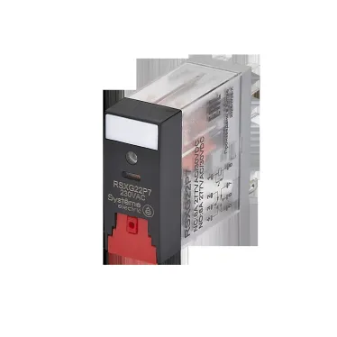 Реле 8A 2CO 230VAC тест кнопка LED (Базовая)