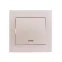 Выключатель RAIN с подсветкой жемчужно-белый перламутр