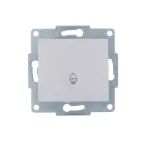 KARINA Выключатель проходной белый (10шт/120шт)