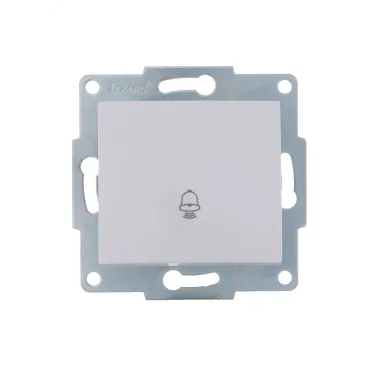 KARINA Выключатель проходной белый (10шт/120шт)