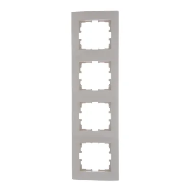 KARINA Рамка 4-ая вертикальная б/вст крем (10шт/120шт)